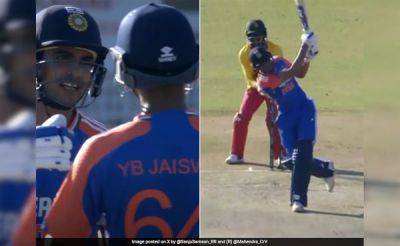 Shubman Gill's Act Triggers Social Media Storm As Yashasvi Jaiswal Ends Innings On 93