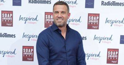 Jamie Lomas on baby countdown as he joins Hollyoaks co-stars at Radio Times Soap Awards
