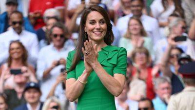 Princess of Wales makes rare public appearance at men's Wimbledon final