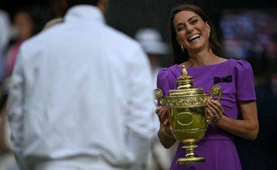 Cheers For Princess Of Wales At Wimbledon Final