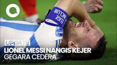 Detik-detik Messi Cedera Sampai Nangis Kejer di Copa America