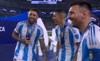 Watch: Lionel Messi's Gesture For Angel Di Maria, Nicolas Otamendi Amid Copa America Celebrations Is Viral