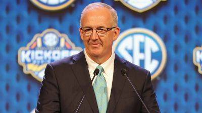 SEC Commissioner Greg Sankey says more college sports moments needed to help people 'come together'