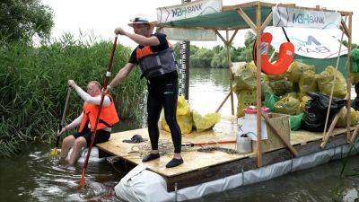 Stemming the rising plastic tide: the teams competing to clean up Hungary’s rivers