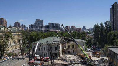 Kyiv children's hospital partially reopens week after Russian missile attack