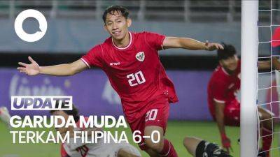 Indonesia U-19 Lumat Filipina 6-0, Jens Raven Cetak Gol