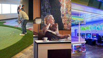 Outdoor pools, golf and gaming: Are airport lounges the latest in travel luxury?