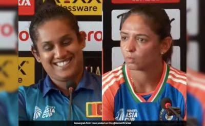 Watch: Harmanpreet Stunned By Reporter's Query, Says "None Of My Business"