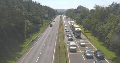 Live updates as three-vehicle crash on A48 causes long delays