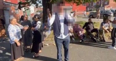 Leeds riots dad sobs as he begs 'give me my kids back' after night of violence