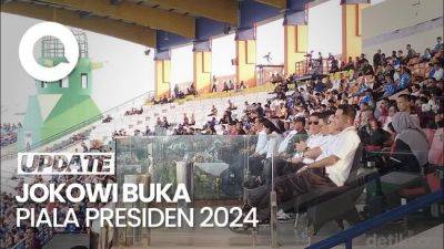 Jokowi Nonton Piala Presiden: Makin Banyak Kompetisi Makin Baik