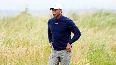 Tiger Woods misses the cut at British Open for third straight time at a major this year