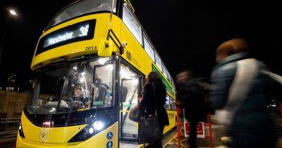 Major announcement as 24-hour buses to be launched in Greater Manchester on two routes