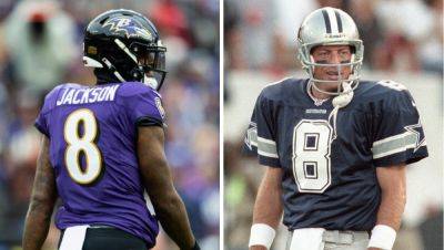 Troy Aikman And Lamar Jackson Are In A Trademark Battle Over No. 8