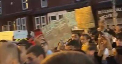 'Give the kids back': Hundreds take to the streets in second night of chaos in Leeds