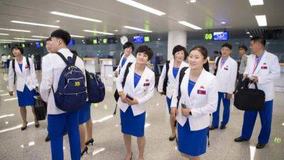 North Korean athletes leave for Paris Olympics