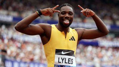 Noah Lyles runs personal best in 100m ahead of Paris Olympics - ESPN