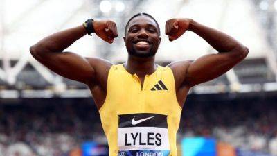 Noah Lyles - Lyles on course for Olympic glory after personal best in London - channelnewsasia.com - Switzerland - Usa - Botswana - state Oregon - Jamaica - Kenya - county Morris