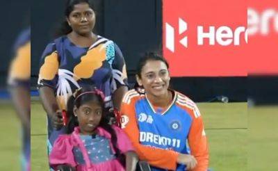 Smriti Mandhana Gifts Wheelchair-Bound Girl Mobile Phone After India Match In Asia Cup
