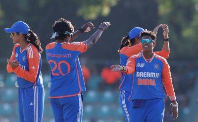 India Thrash UAE By 78 Runs For Second Successive Win In Women's Asia Cup