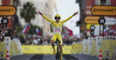 Slovenia’s Tadej Pogacar wins Tour de France for third time