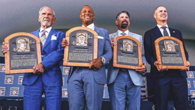 Adrian Beltré, Todd Helton, Joe Mauer and Jim Leyland inducted into the Baseball Hall of Fame