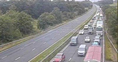 LIVE M6 closed in both directions after crash as police warn delays to continue 'for some time'