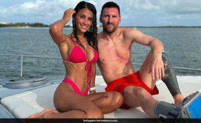 Lionel Messi Holidays With Wife Antonela After Argentina's Copa America Triumph. Pics