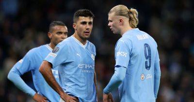 Erling Haaland facing Rodri upset as Man City and Real Madrid watch on