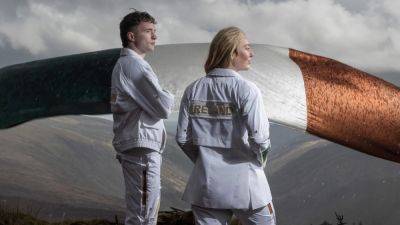 County crests accompany Team Ireland's Olympic couture