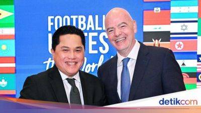 Presiden FIFA Jumpa Erick Thohir, Puji Perkembangan Sepakbola RI