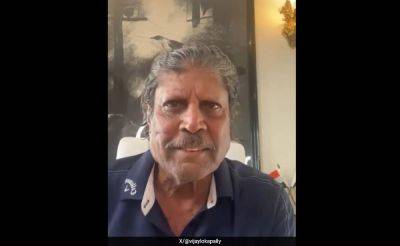 "Don't Let Us Down": Kapil Dev Shares Emotional Message For Ailing Anshuman Gaekwad