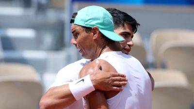 Rafael Nadal - Carlos Alcaraz - Roland Garros - Paris Olympics - Peace - Spain's Nadal-Alcaraz cautious on Olympics medal win - channelnewsasia.com - France - Spain