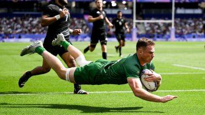 Ireland to face champions Fiji after New Zealand defeat