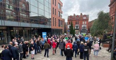 Dozens turn out at town hall in HMO protest