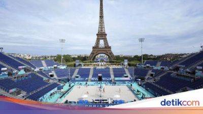 Stadion Menara Eiffel Pukau Para Atlet Voli Pantai Olimpiade - sport.detik.com