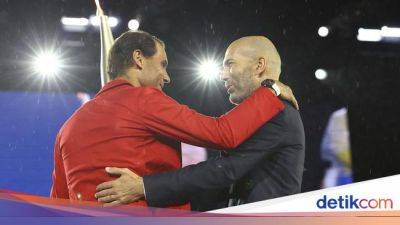 Foto 'Operan' Zinedine Zidane ke Rafael Nadal