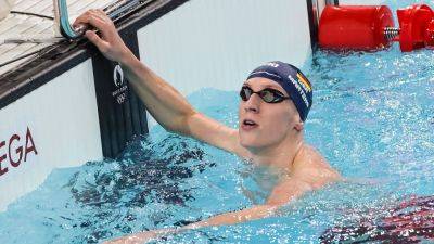 Germany's Lukas Maertens wins Olympic gold in men's 400-meter freestyle