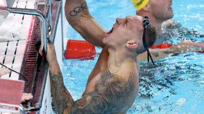 Caeleb Dressel wins 8th career gold as U.S. wins 4x100 swimming relay - ESPN