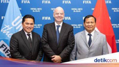 Erick Thohir dan Prabowo Ketemu Presiden FIFA, Ini yang Dibicarakan