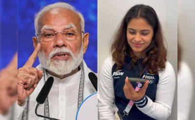 "You Lost Silver By 0.1 Points...": PM Narendra Modi's Call With Manu Bhaker After Olympics Medal Win. Watch