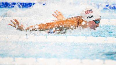Americans Torri Huske, Gretchen Walsh finish 1-2 in 100M butterfly at Paris Olympics