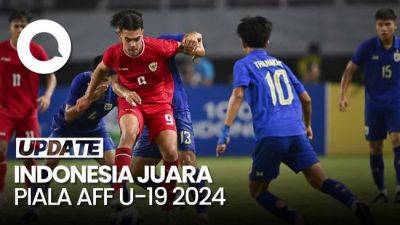 Gol Jens Raven ke Gawang Thailand Bawa Indonesia Juara Piala AFF U-19