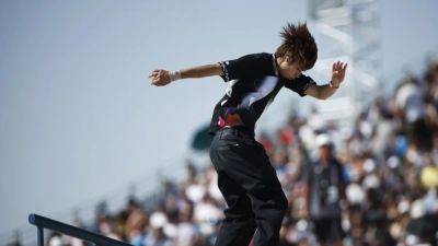 Skateboarding-Horigome of Japan takes gold in men's street