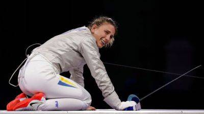 Ukrainian fencer Olga Kharlan wins country's 1st medal in Paris - ESPN - espn.com - Russia - France - Ukraine - South Korea