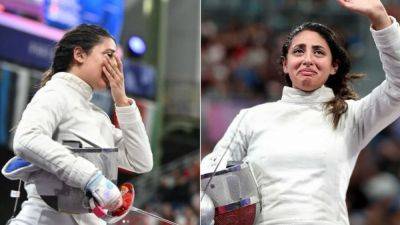 Egyptian fencer Hafez carrying a 'little Olympian' as she reveals pregnancy at Paris Games