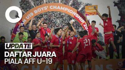 Daftar Juara Piala AFF U-19, Terbaru Indonesia - sport.detik.com - Indonesia - Thailand