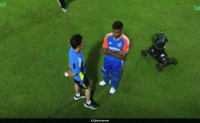 Gautam Gambhir, Suryakumar Yadav Have Intense On-Field Chat Despite Series Win