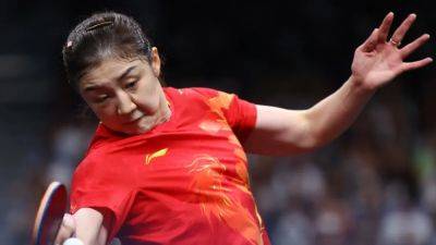 Table tennis: China's defending champion Chen overcomes Swedish rival, North Korean Pyon advances