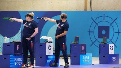 Serbia win air pistol mixed team gold